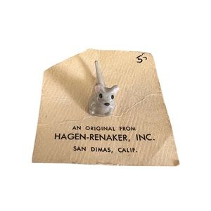 Vintage 1970s Hagen-Renaker Miniature Mouse Ceramic